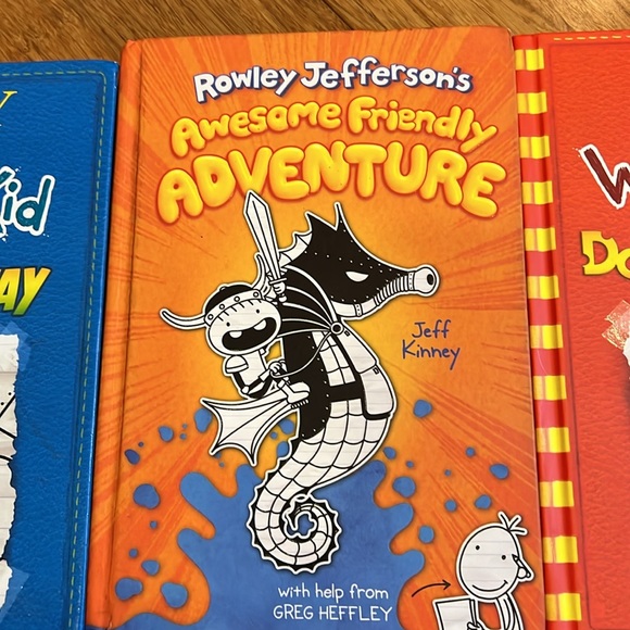 Diary of a Wimpy Kid set of 3 hardcover books by Jeff Kinney new! Never used! - Picture 3 of 5